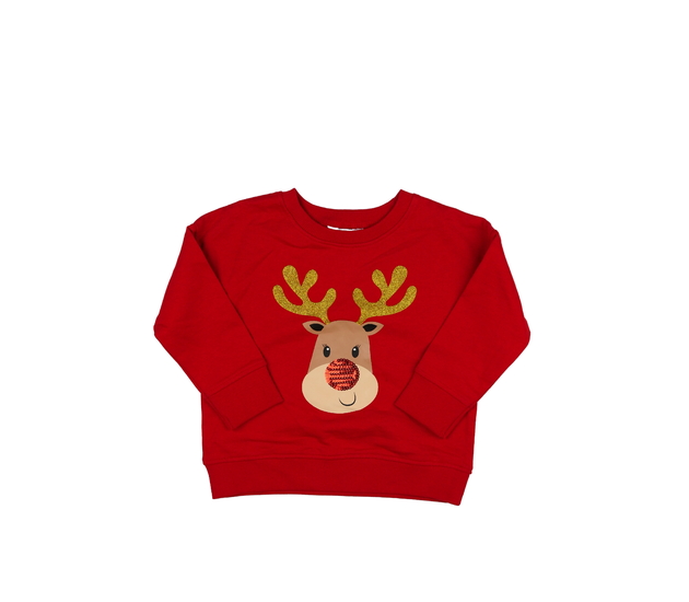 Nová červená vánoční mikina M&Co