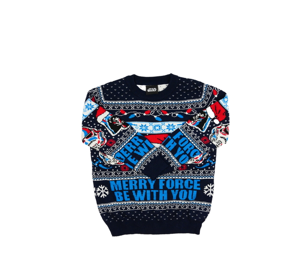 Modrý vánoční svetr Star Wars Tu 