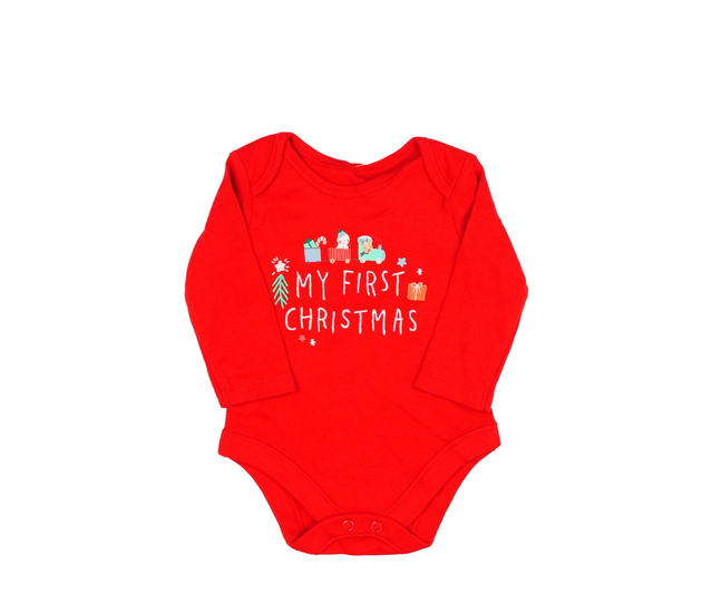 Červené vánoční body Nutmeg