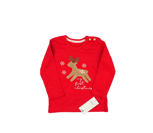 Nové červené vánoční triko George