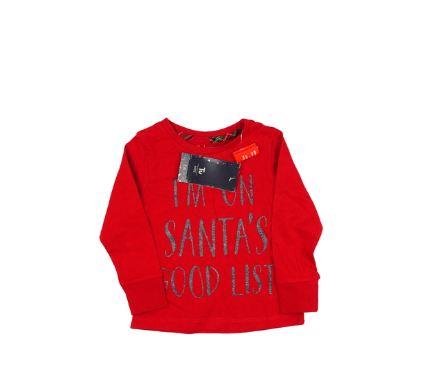 Nové červené vánoční triko Tu 