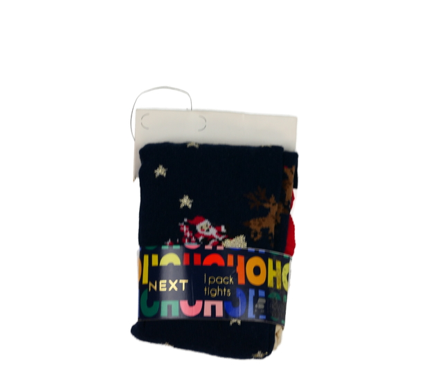 Nové modré vánoční punčocháče Next