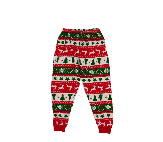 Vzorované vánoční pyžamové kalhoty 