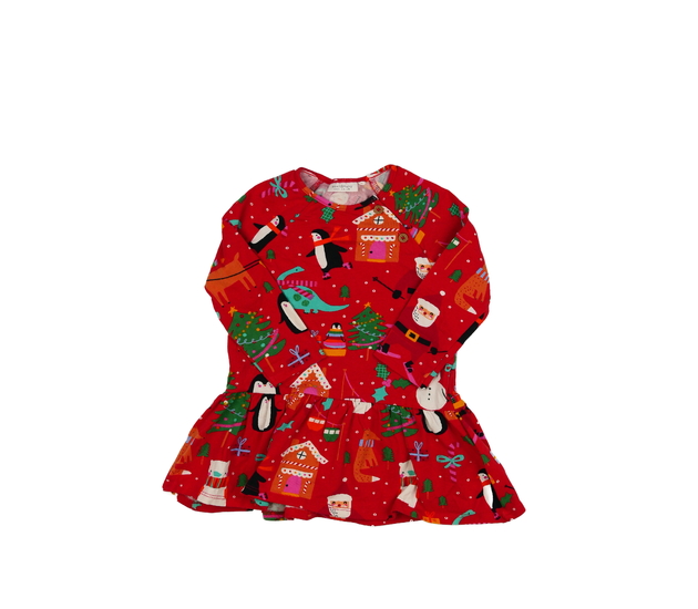 Červené vánoční šaty Next