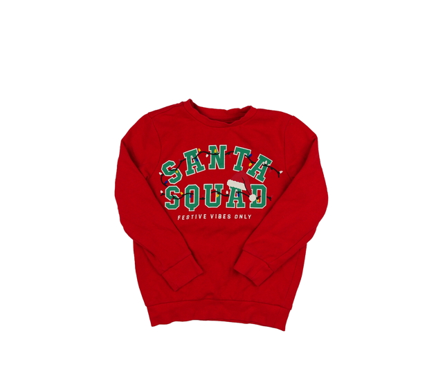 Červená vánoční mikina F&F