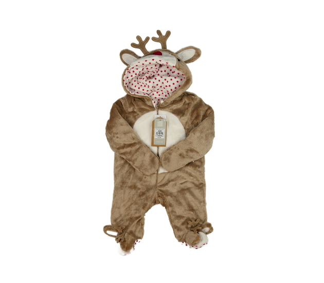 Nový hnědý vánoční overal Primark 