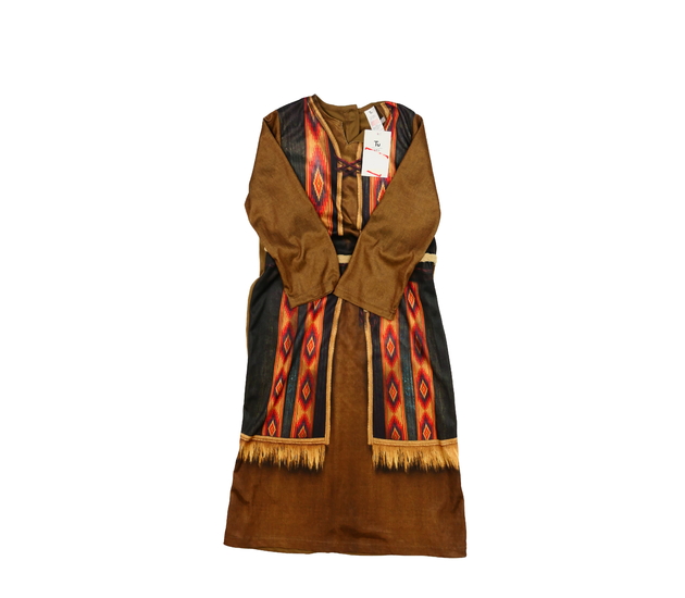 Nové hnědé indiánské karnevalové šaty Tu 