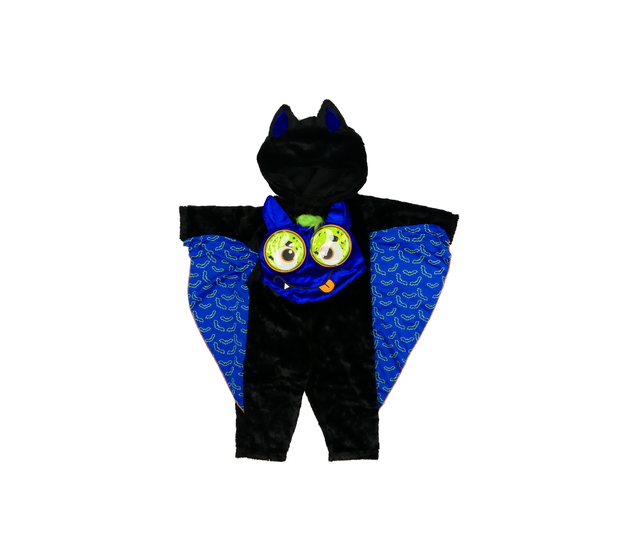 Chlupatý karnevalový overal - netopýr George