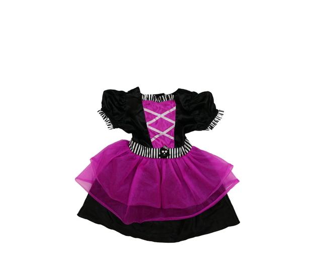 Černo-růžové karnevalové pirátské šaty 