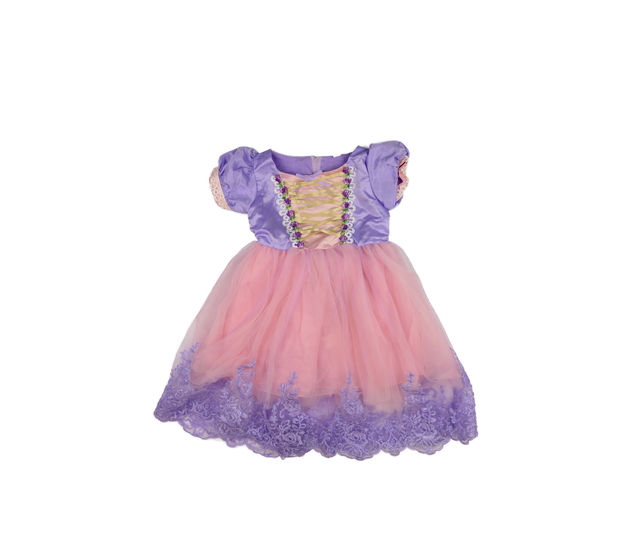 Růžovo-fialové princeznovské šaty 
