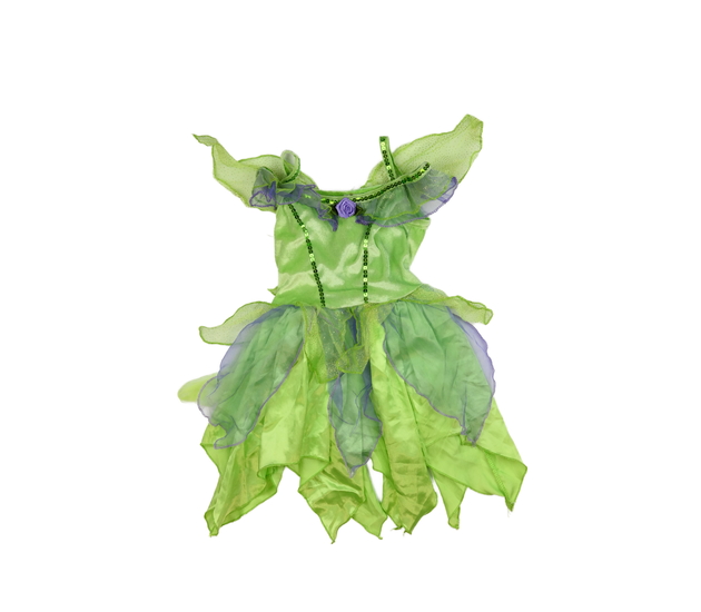 Zelené karnevalové šaty - víla 