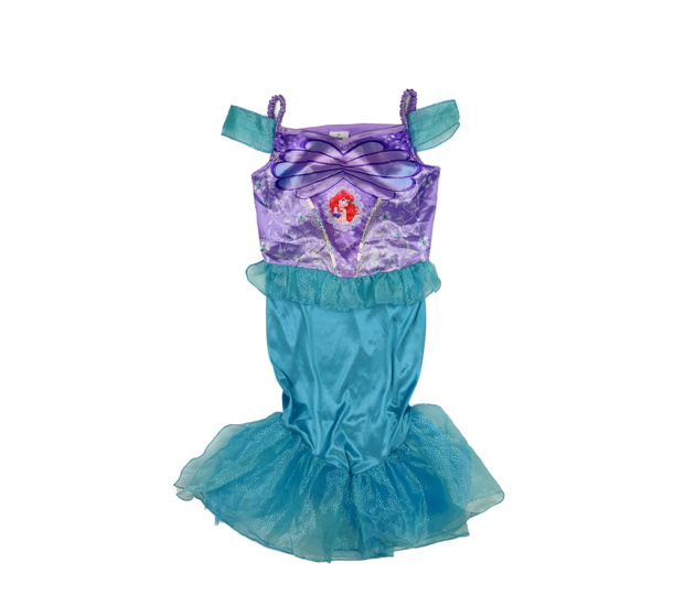 Karnevalové úzké šaty Malá mořská víla Disney