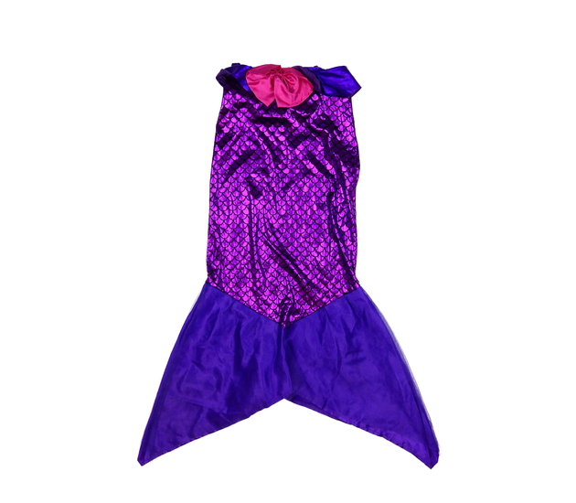 Fialové mořské karnevalové šaty