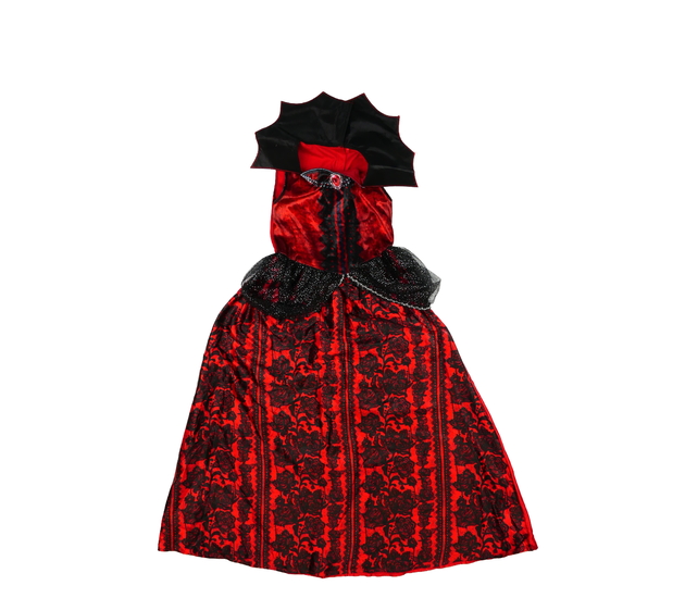 Krásné červené karnevalové šaty 