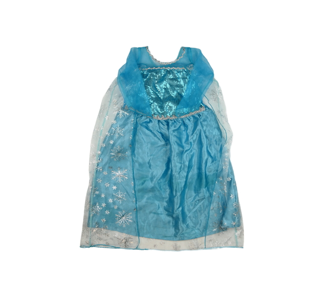 Modré karnevalové šaty a plášť Frozen 