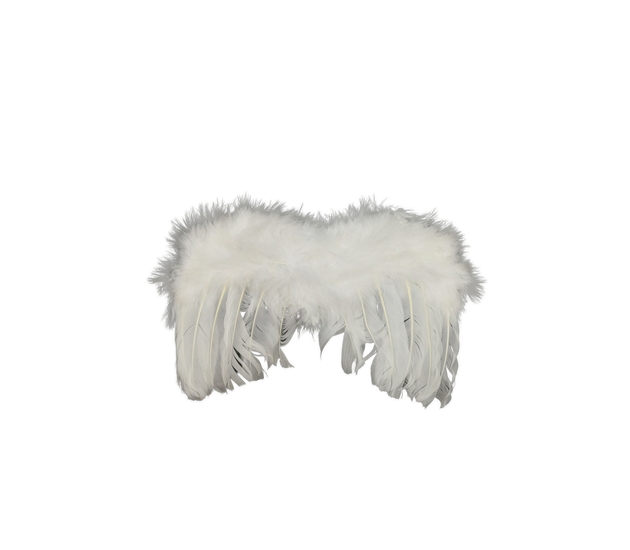 Karnevalová andělská křídla z peříček 