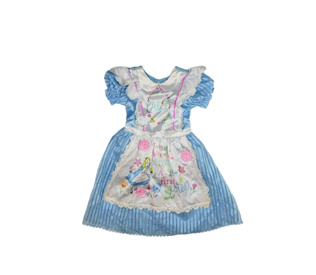 Modré karnevalové šaty Alenka v říši divů Tu 