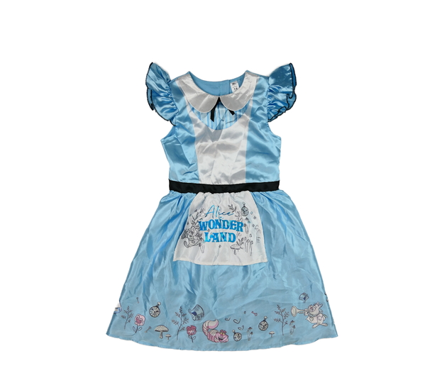 Modré karnevalové šaty Alenka v říši divů George