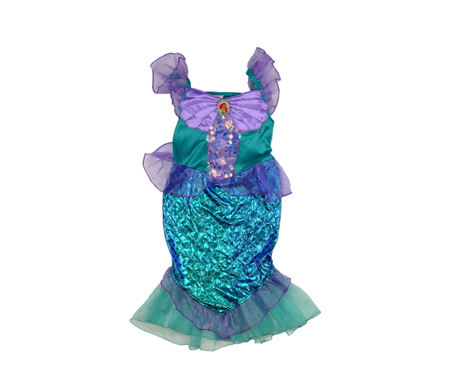 Úzké karnevalové šaty Malé mořské víly Disney 