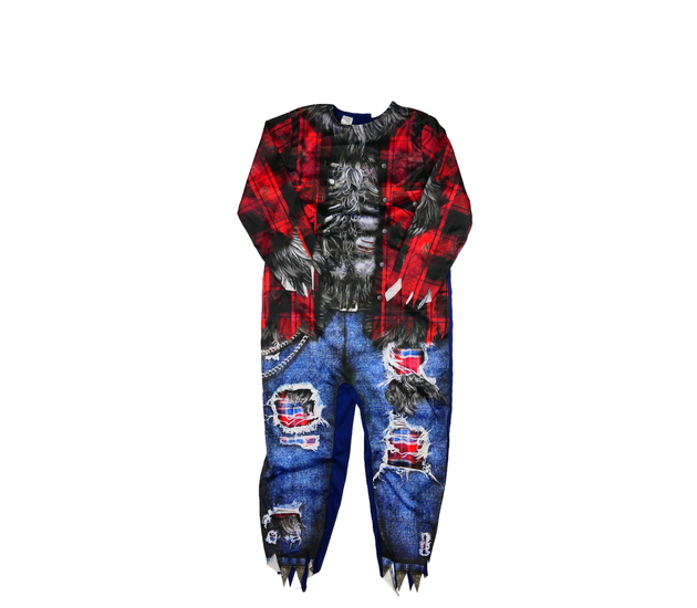 Děsivý karnevalový overal vlkodlak 
