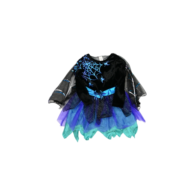 Tmavší pavoučí šaty se závojem Tu 