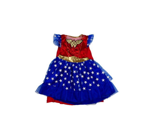 Krásné karnevalové šaty s pláštěm Wonder Woman 