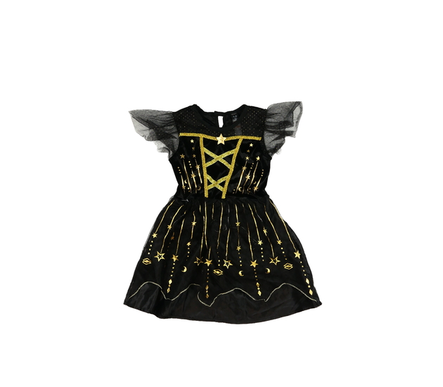 Černé karnevalové šaty se světélky George