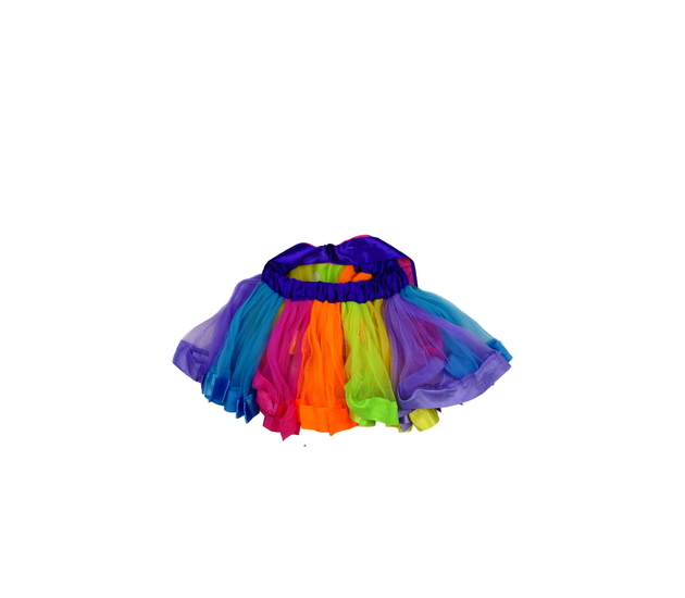 Duhové karnevalové třásně do pasu 