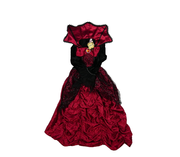 Nové nádherné karnevalové temné šaty s obručí Tu 