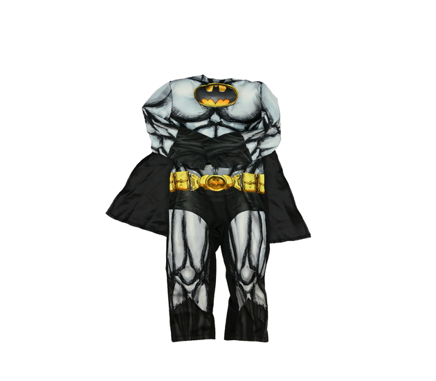 Tmavý karnevalový overal s pláštěm Batman 