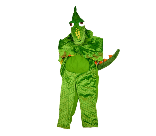 Zelený karnevalový overal drak Tu