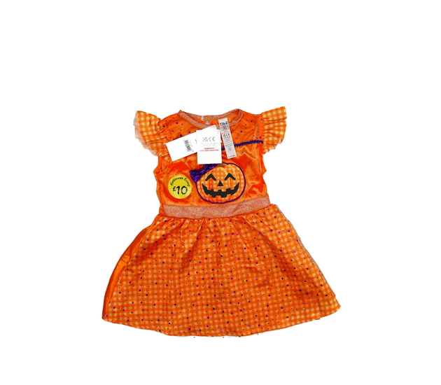 Nové oranžové halloween šaty George