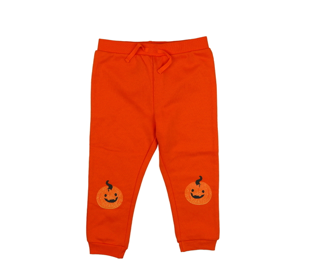 Oranžové halloween tepláky s dýněmi Primark 