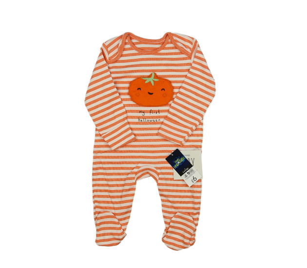 Nový oranžový halloween overal George