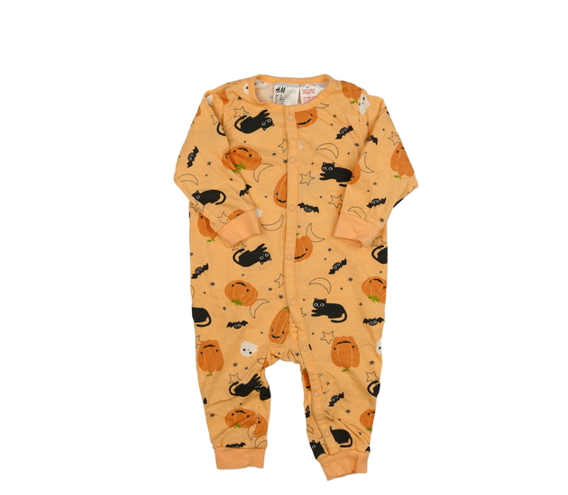 Oranžový halloween overal H&M