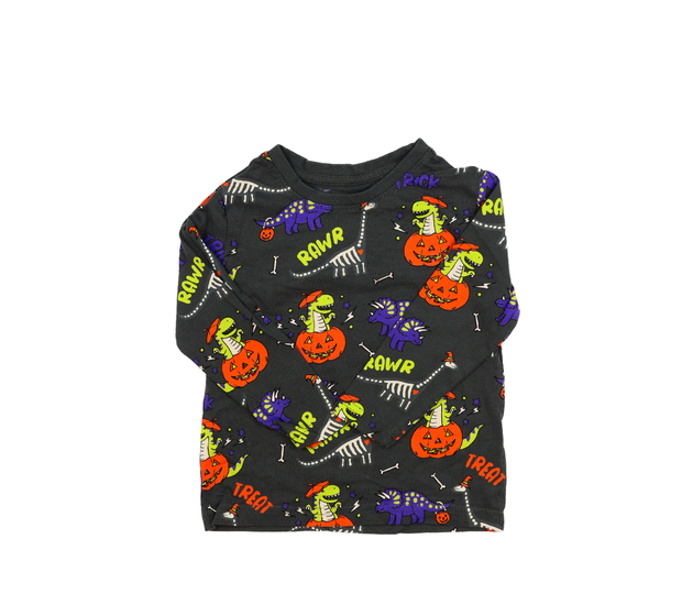 Šedé halloween triko s dinosaury Primark 