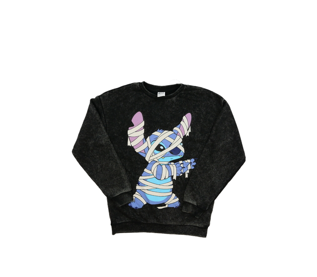 Krásná šedá halloween mikina Stitch Disney Primark