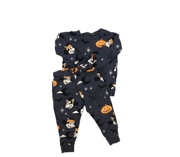 Šedá halloweenská teplákovka Mickey George