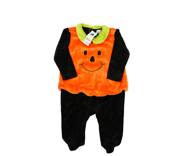 Nový halloween overal dýně černo-oranžový