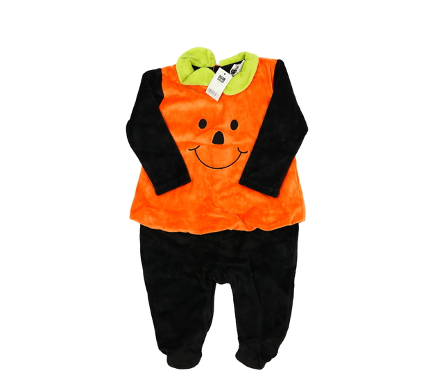 Nový halloween overal dýně černo-oranžový