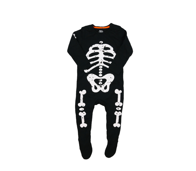 Černý halloween overal s kostrou F&F