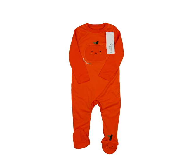 Nový oranžový protiskluzový halloween overal F&F