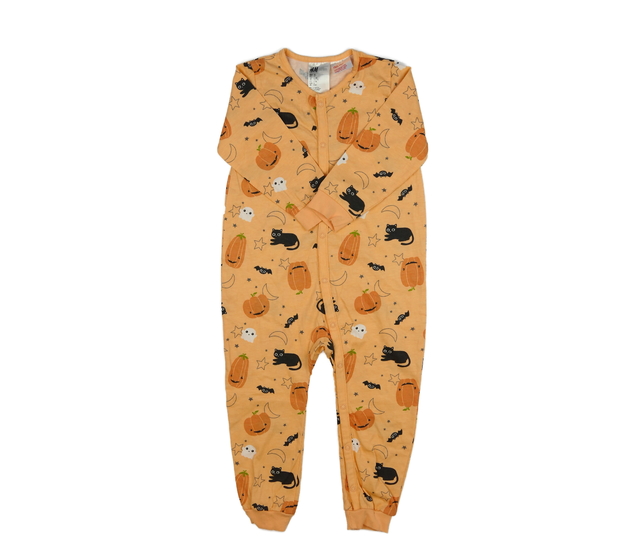 Oranžový halloween overal s kočičkou H&M