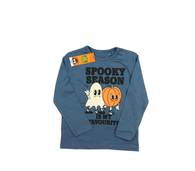 Nové modré halloweenské triko George