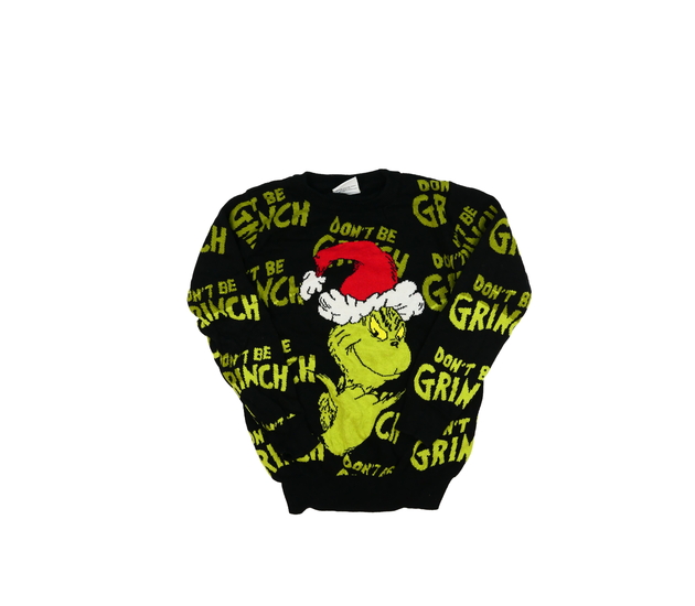 Černý vánoční svetr Grinch George