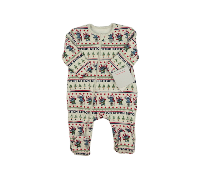 Nový šedý vánoční overal Stitch George