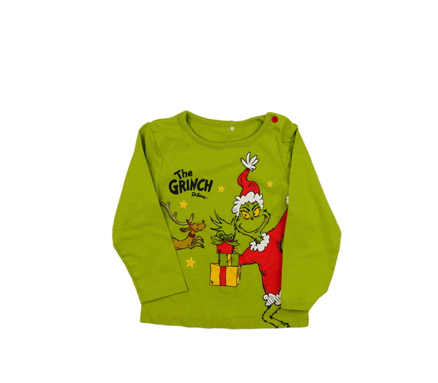 Zelené vánoční triko Grinch Tu