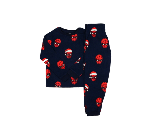 Tmavě modré vánoční pyžamo Marvel M&S