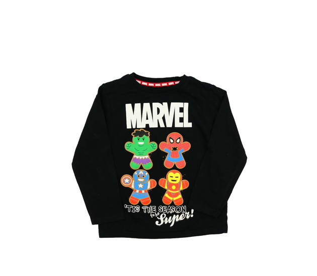 Černé vánoční triko Marvel George