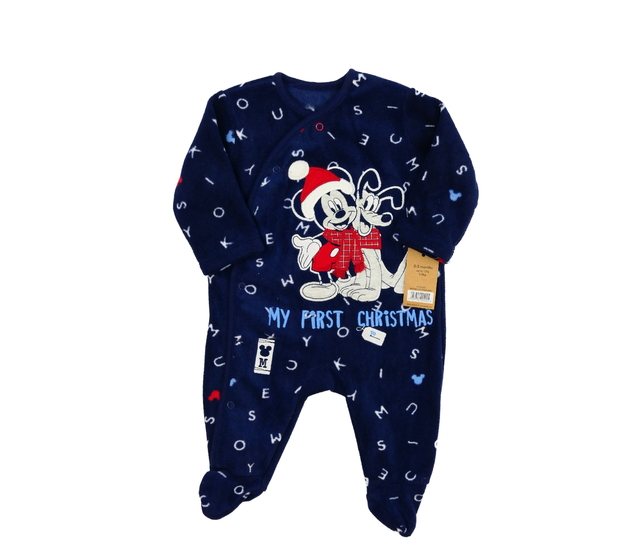 Nový tmavě modrý vánoční overal Mickey George